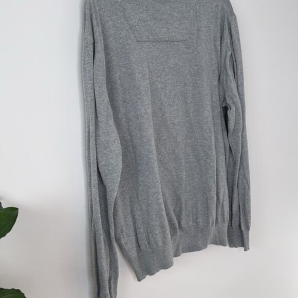 Timberland Men Gray Long Sleeve Crewneck Sweater  Plus Size XXL - Picture 10 of 11